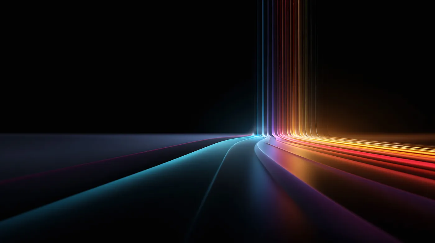 Colourful abstract lines