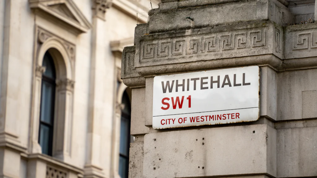 Sign of Whitehall SW1
