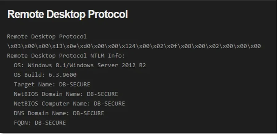Remote Desktop Protocol code details