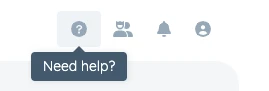 Need help button on Hexiosec's dashboard